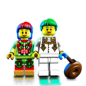 Festive Lego Minifigures Png 06262024 PNG image