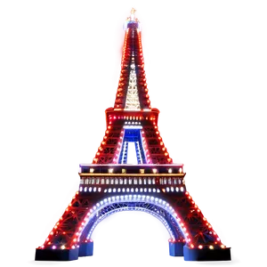 Festive Lights On Torris Eiffel Png 06262024 PNG image