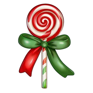 Festive Lollipop PNG Fye PNG
