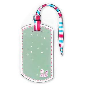 Festive Luggage Tag PNG 06292024