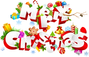 Festive Merry Christmas Greeting