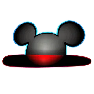 Festive Mickey Mouse Silhouette PNG 06202024 PNG