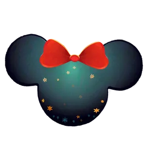 Festive Mickey Mouse Silhouette Png Voy PNG image