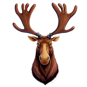 Festive Moose Head Decoration PNG 63 PNG