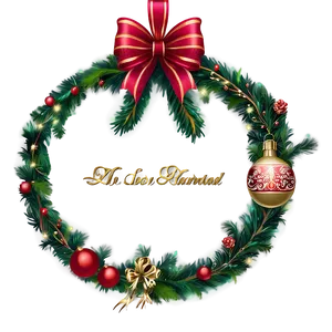 Festive Noel Garland PNG 7 PNG