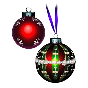 Festive Ornaments PNG 5