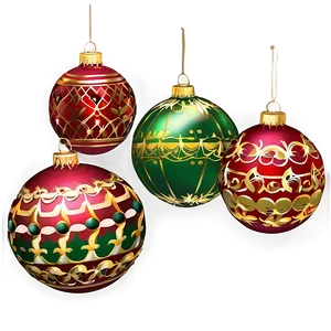 Festive Ornaments PNG 85