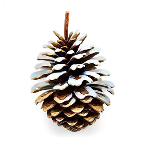 Festive Pinecone Design Png 06132024 PNG image