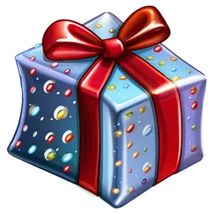 Festive Present Png 05242024 PNG image