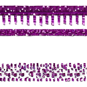 Festive Purple Confetti Border Png 40 PNG image