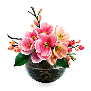 Festive Quince Arrangement Png 06262024 PNG image