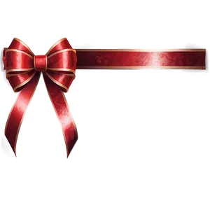 Festive Red Bow PNG Nsf PNG