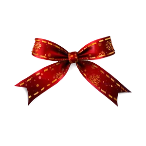 Festive Red Ribbon PNG 80