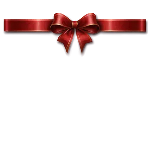 Festive Red Ribbon PNG 84