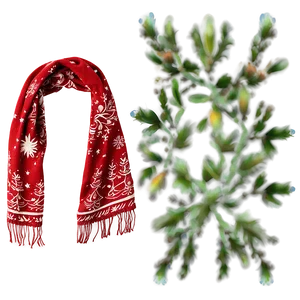 Festive Red Scarf Png Gip49 PNG image