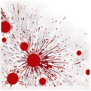 Festive Red Splatter Texture PNG Ksj21 PNG