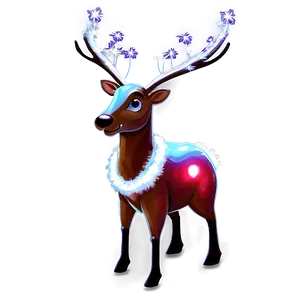 Festive Reindeer Png 05212024 PNG image