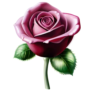 Festive Rose Clipart PNG 06272024