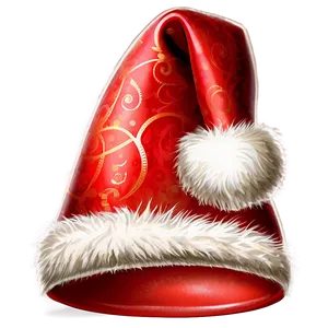 Festive Santa Hat Illustration Png 06262024 PNG image