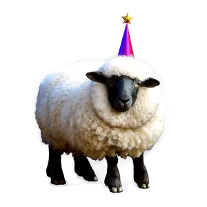 Festive Sheep PNG 69