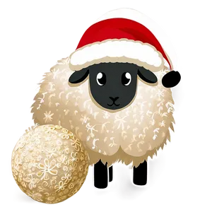 Festive Sheep PNG Kqe