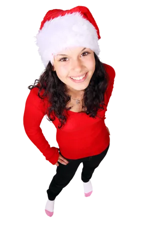 Festive Smilein Santa Hat