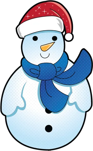 Festive Snowman Clipart