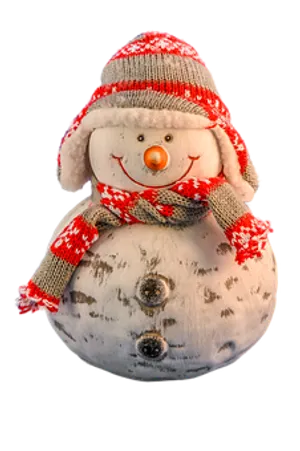 Festive Snowman Figurine