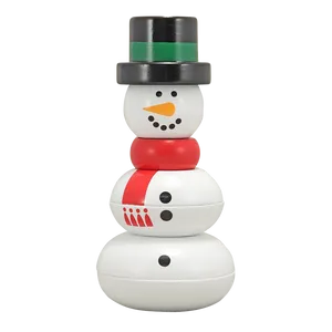 Festive Snowman Toy PNG image