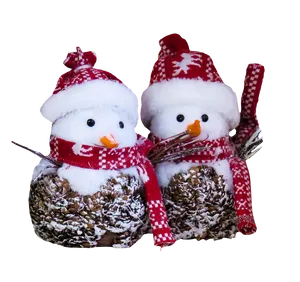 Festive Snowmen Figurines