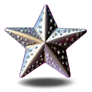 Festive Sparkle Star PNG 6