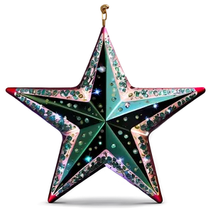 Festive Sparkle Star PNG Imm81