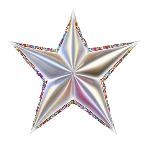 Festive Star Outline PNG 05252024