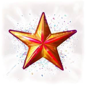 Festive Star Sparkle PNG Pys14