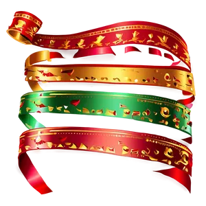 Festive Streamers Decoration Png 26 PNG image