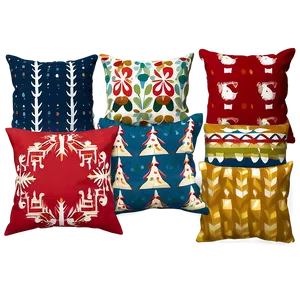 Festive Throw Pillows PNG Aal PNG
