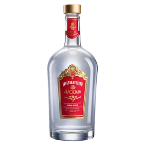 Festive Vodka Bottle PNG Nba75 PNG