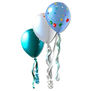 Festive White Balloons Png 34 PNG image