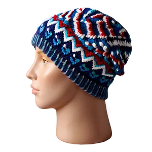 Festive Winter Hat PNG 06122024