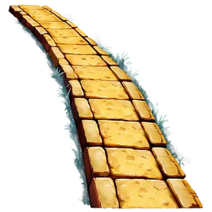 Festive Yellow Brick Road Decoration PNG 06262024 PNG