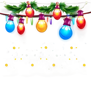 Festoon Cartoon Christmas Lights Png 34 PNG image