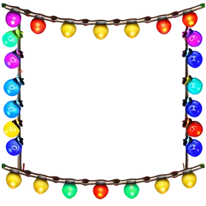 Festoon Cartoon Christmas Lights Png Hcq8 PNG image