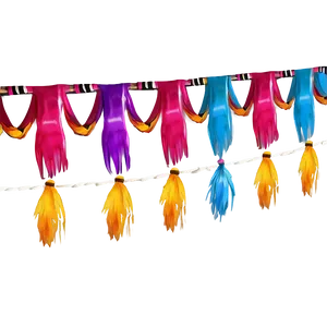 Festoon Party Streamers Png Rqk31 PNG image