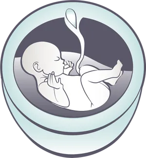Fetal Development Illustration PNG image