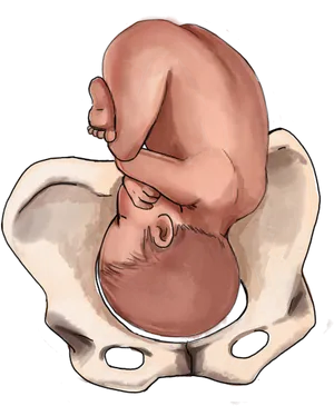 Fetal Positionin Pelvis PNG