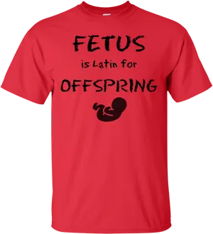 Fetus Latin Offspring T Shirt Design PNG