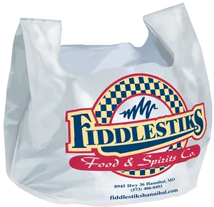 Fiddlesticks Branded Plastic Bag PNG