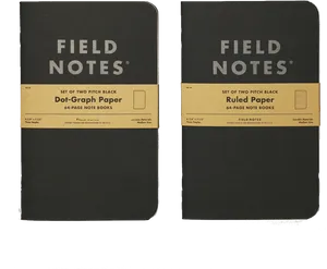 Field Notes Dot Graphand Ruled Paper Notebooks PNG