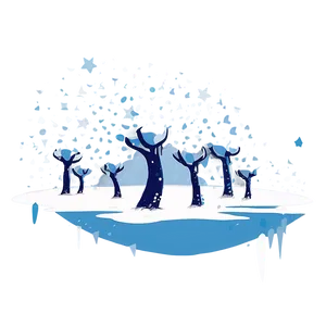 Fierce Blizzard Night PNG 78