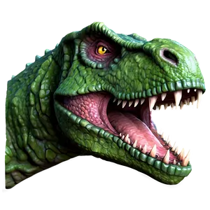 Fierce Dinosaur Head Design PNG 06292024 PNG
